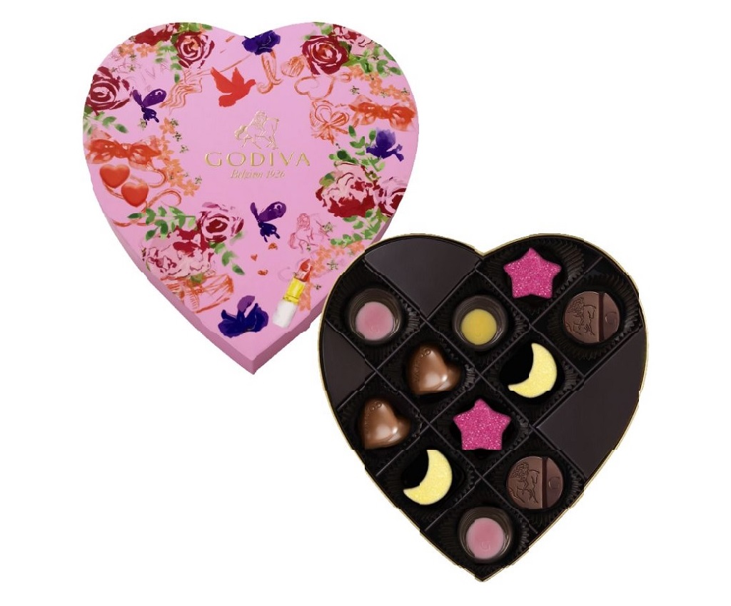 Love Message Heart-shaped Chocolate Gift Box 11pcs